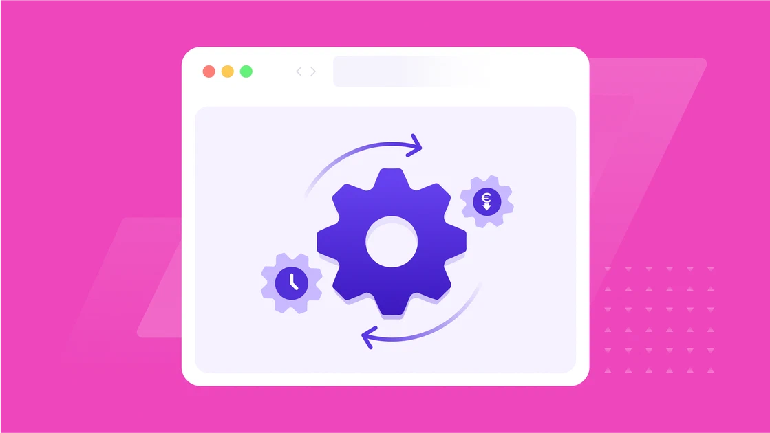 A business team automating tasks step by step with digital tools.