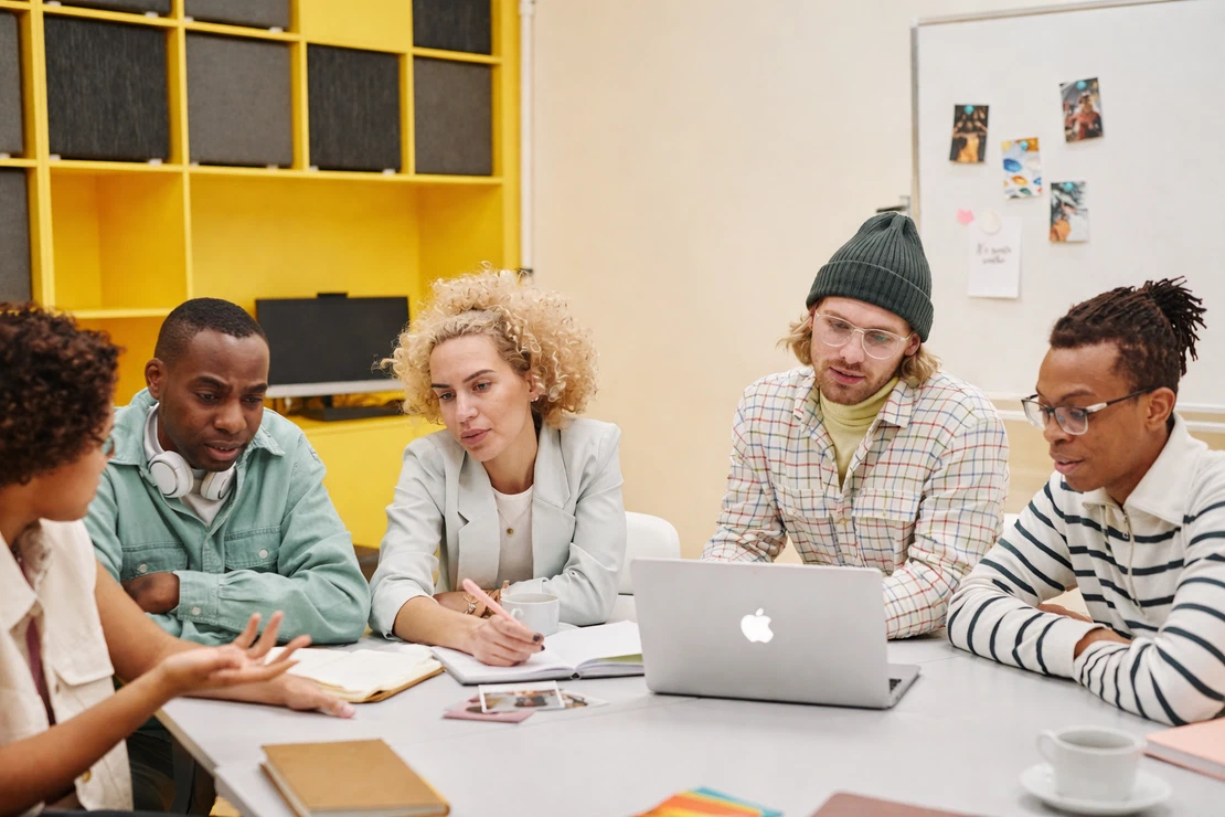 Product team collaborating with FlowQi